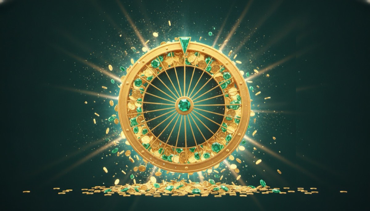 Spin once a day for up to 38 free spins