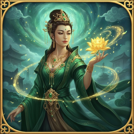 Jade Lotus Goddess